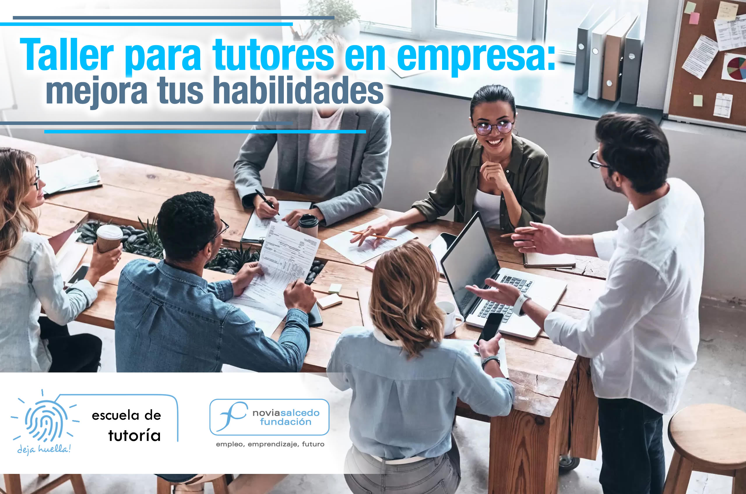 Fundación Novia Salcedo. empleo, emprendizaje, futuro.