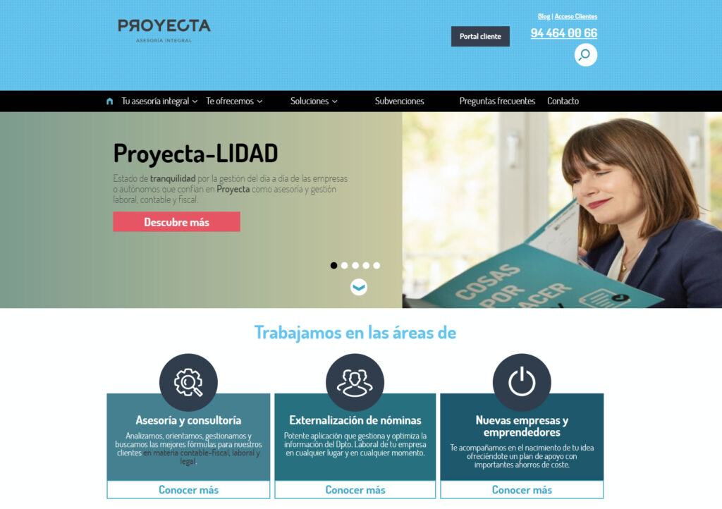 Becas Prácticas profesionales remuneradas en Agencia especializada en Proyecta Asesoría con Fundación Novia Salcedo.